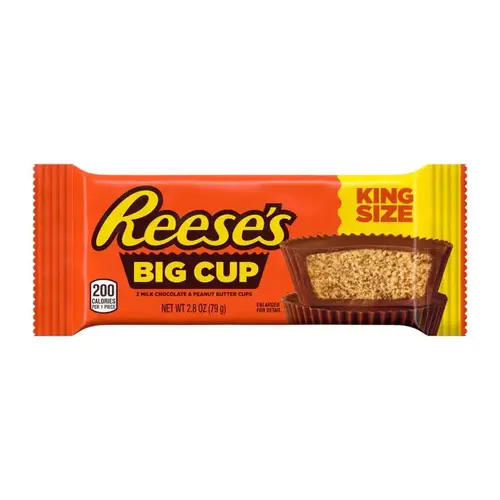 Candy Bar Big Cup Peanut Butter 2.8 oz Candy Bar Big Cup Peanut Butter 2.8 oz