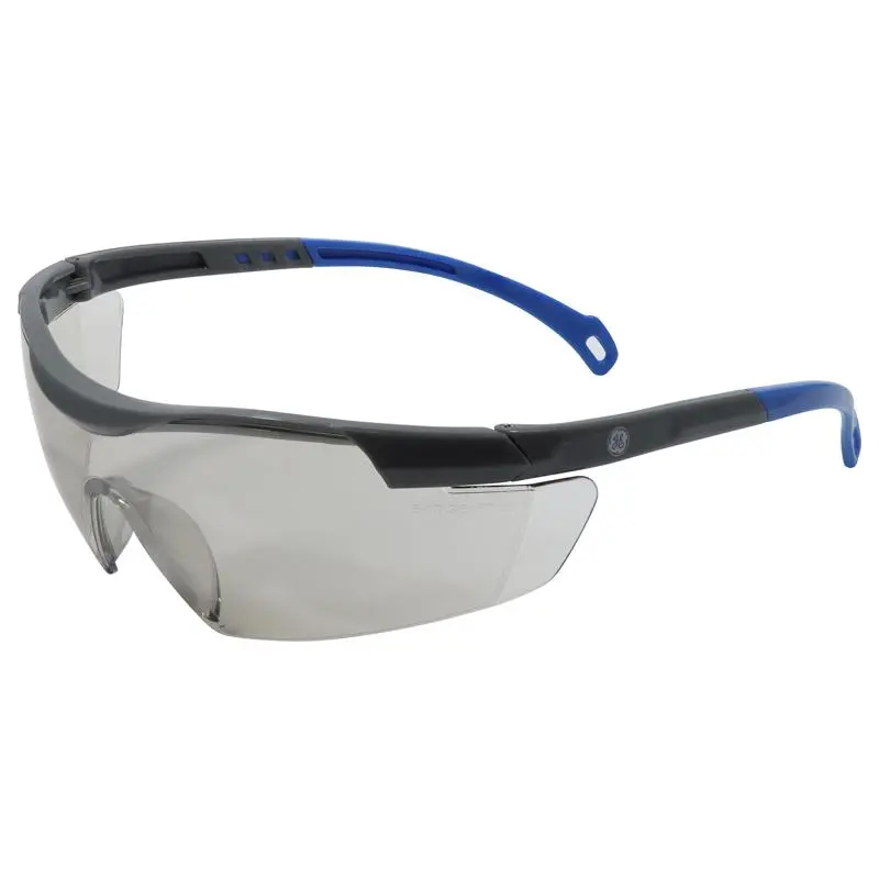 General Electric Impact-Resistant Safety Glasses 01 Series Anti-Fog Indoor/Outdoor Mirror Lens Blue GE101MAF General Electric Impact-Resistant Safety Glasses 01 Series Anti-Fog Indoor/Outdoor Mirror Lens Blue GE101MAF