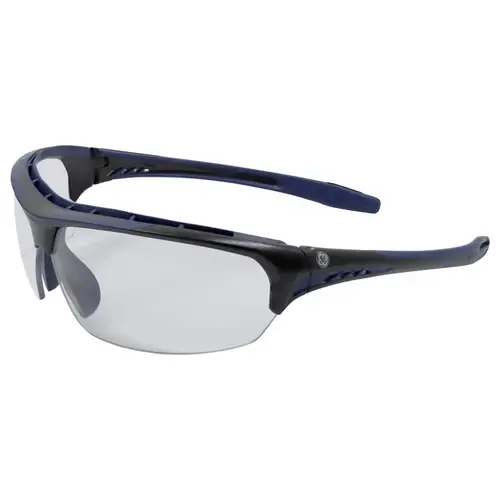 Impact-Resistant Safety Glasses 09 Series Anti-Fog Clear Lens Black/Blue Frame Impact-Resistant Safety Glasses 09 Series Anti-Fog Clear Lens Black/Blue Frame