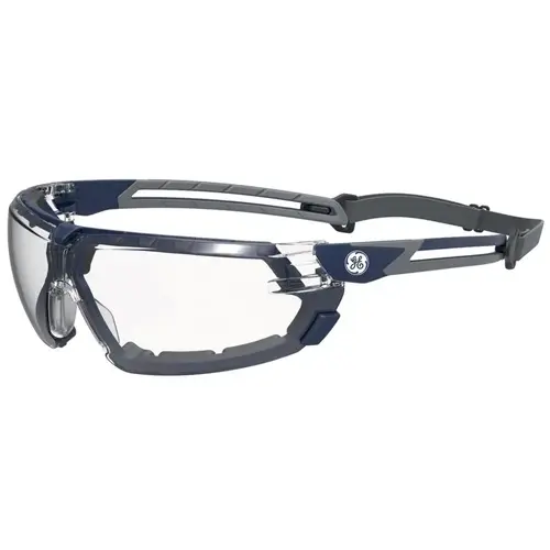 Impact-Resistant Safety Glasses 11S Series Anti-Fog Clear Lens Blue/Gray Frame Impact-Resistant Safety Glasses 11S Series Anti-Fog Clear Lens Blue/Gray Frame