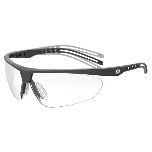 Impact-Resistant Safety Glasses 08 Series Clear Lens Black Frame Impact-Resistant Safety Glasses 08 Series Clear Lens Black Frame