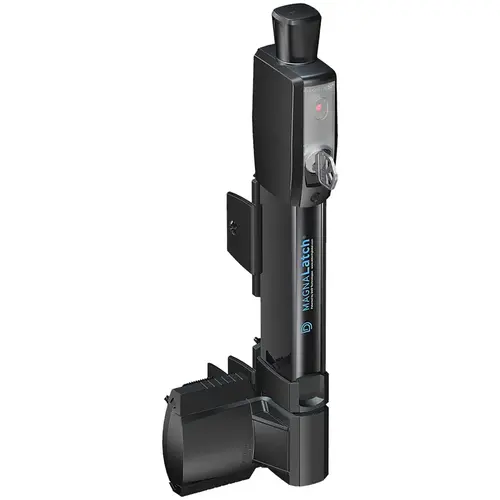 Vertical Pull Magnetic Gate Latch, 2-7/16 in W, Polymer Black Vertical Pull Magnetic Gate Latch, 2-7/16 in W, Polymer Black