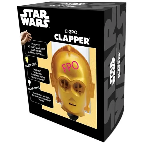 Light Switch with Sound Star Wars C-3PO Plastic Gold Light Switch with Sound Star Wars C-3PO Plastic Gold
