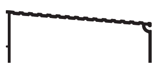 CRL-U.S. Aluminum TH80122 Interior Upper Threshold Ramp, Dark Bronze/Black Anodized Class 1 21'-4" Stock Length