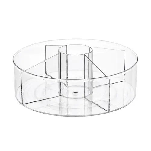 Divided Kitchen Bin 4.5" H X 11.5" W X 11.5" D Clear Divided Kitchen Bin 4.5" H X 11.5" W X 11.5" D Clear
