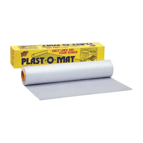 Shelf Liner and Floor Runner Plast-O-Mat 50 ft. L X 30" W Clear Clear Shelf Liner and Floor Runner Plast-O-Mat 50 ft. L X 30" W Clear Clear