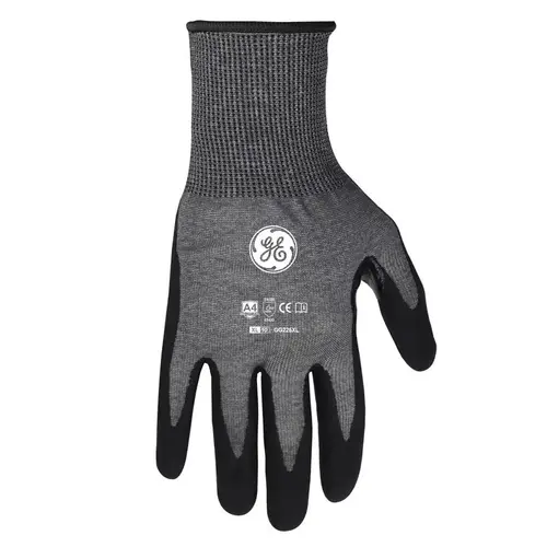 Dipped Gloves Unisex Black/Gray XL Black/Gray Pair