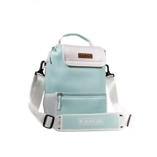 Soft Sided Cooler Aqua/White 12 can Aqua/White