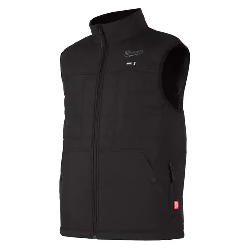 Heated Vest M12 Axis L Sleeveless Men's Full-Zip Black Black Heated Vest M12 Axis L Sleeveless Men's Full-Zip Black Black