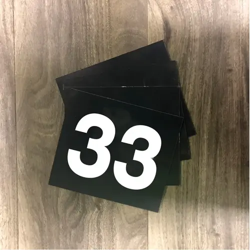 Sign Kit Impulse/Clip Strip/Wing Panel/End Cap Number KT37-50 Black Sign Kit Impulse/Clip Strip/Wing Panel/End Cap Number KT37-50 Black
