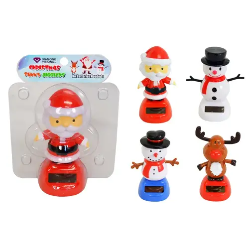 Solar Jigglers Sunny Christmas Plastic Assorted Solar Jigglers Sunny Christmas Plastic Assorted