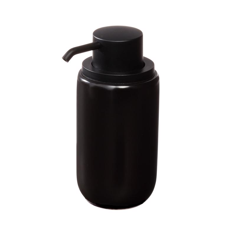 InterDesign 51727 Soap Dispenser 12 oz Counter Top Pump Black
