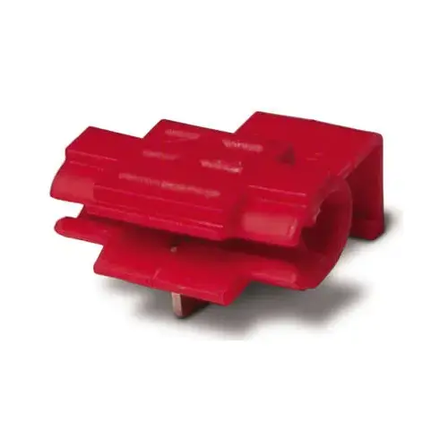 Tap Splice Connector 22-18 Ga. Insulated Wire Red Red Tap Splice Connector 22-18 Ga. Insulated Wire Red Red