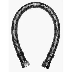 Homewerks 7223-12-38-6 Faucet Supply Line 3/8" Compression T X 3/8" D Compression 12" Braided Stainless Steel Faucet Suppl