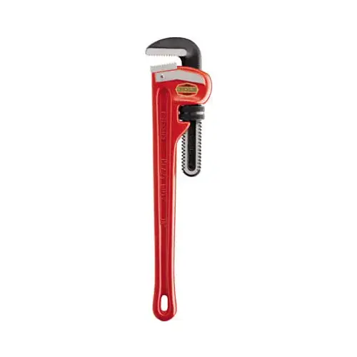 8 In. Pipe Wrench W/ Self Cleaning Threads And Hook Jaws (For Plumbing)