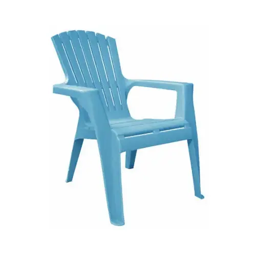 Chair Kids Adirondack Pool Blue Polypropylene Frame Adirondack