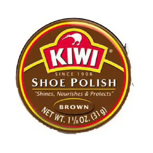 Shoes Polish, Brown, Paste, 1.125 oz Can