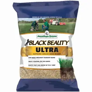 JONATHAN GREEN TURF 10323 Black Beauty Ultra 25 Lb. 5000 Sq. Ft. Coverage Tall Fescue Grass Seed