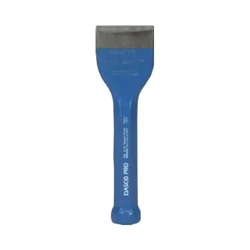 Mason Chisel, 2-3/4 in W Blade, 7-1/2 in OAL, HCS Blade Blue Mason Chisel, 2-3/4 in W Blade, 7-1/2 in OAL, HCS Blade Blue