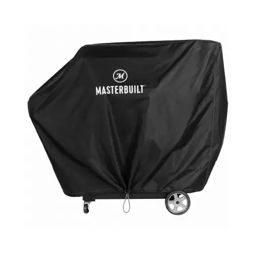 Gravity Smoker Cover, 61.02 in W, 20.87 in D, 48.03 in H, Polyester, Black