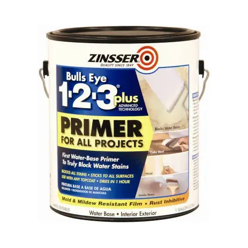 Bulls Eye Primer, White, 1 gal, Can