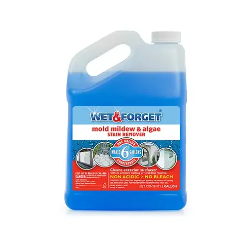 1 Gal. Liquid Concentrate Mold, Mildew, & Algae Stain Remover Blue