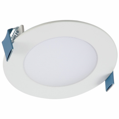 Halo HLB4069FS1EMWR Canless Recessed Downlight HLB4 Series Matte White 4" W LED Smart-Enabled 12 W Matte