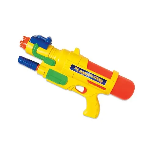 Water Gun FlashFlood X4 Plastic Assorted 17" L Assorted Water Gun FlashFlood X4 Plastic Assorted 17" L Assorted