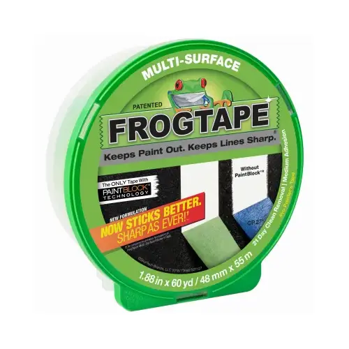 Painter's Tape 1.88" W X 60 yd L Green Medium Strength Green Painter's Tape 1.88" W X 60 yd L Green Medium Strength Green