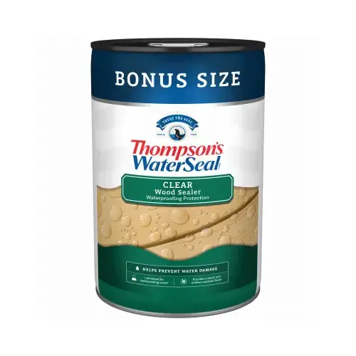 Wood Sealant Clear Wood Sealer Clear Oil-Based 6 gal Clear