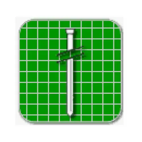 Finish Nail, 2-1/2 in L, 16 Gauge, Steel, Coated, Round Head, Smooth Shank - pack of 1000 Finish Nail, 2-1/2 in L, 16 Gauge, Steel, Coated, Round Head, Smooth Shank - pack of 1000