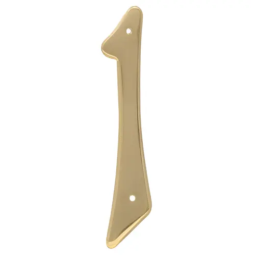 House Address Number 1, Nail-On, Brass, 4 In.