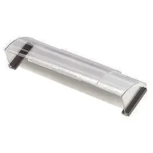 Frost King HD5 Heat and Air Deflector, 10 to 14 in L, 9-3/8 in W, Plastic, Clear