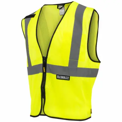 DEWALT Safety Vest Reflective Class 2 Hi-Vis Green XL Green DSV220-XL