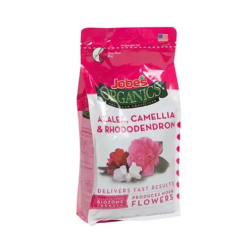 Azalea Camellia and Rhododendron Organic Plant Food, 4 lb, Granular, 4-3-4 N-P-K Ratio Brown