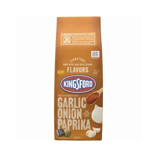 Charcoal Briquettes Signature Flavors All Natural Garlic Onion Paprika 8 lb Charcoal Briquettes Signature Flavors All Natural Garlic Onion Paprika 8 lb
