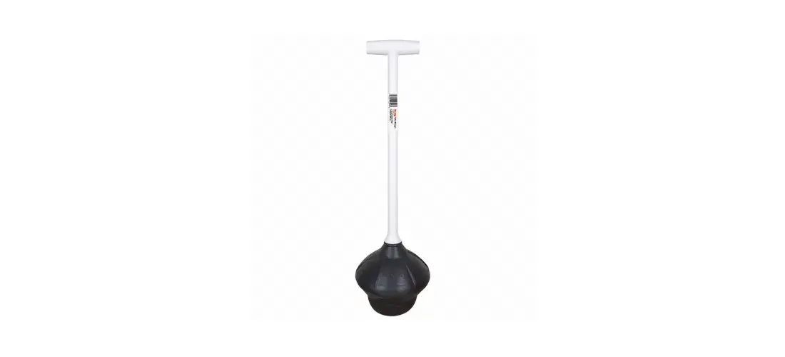 Korky 92-8A Toilet Plunger, 6 in Cup, T-Handle Handle Black