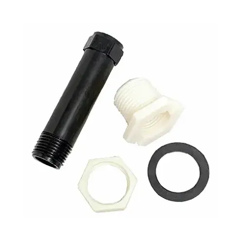 Drain Kit, Nylon, For: Evaporative Cooler Purge Systems Black