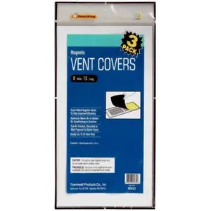 Frost King MC815/3 COVER VENT MAGNETIC 3 PACK White - pack of 3