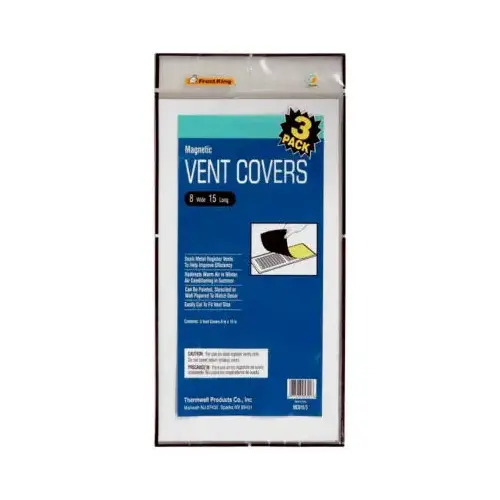 COVER VENT MAGNETIC 3 PACK White - pack of 3