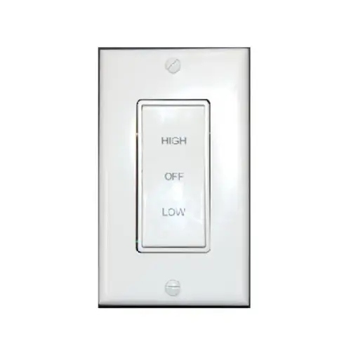 Wall Switch White Plastic White