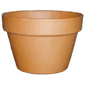 Deroma M8140PZ-XCP20 Planter 4.7" H X 6.7" D Clay Azalea Terra Cotta Terra Cotta - pack of 20