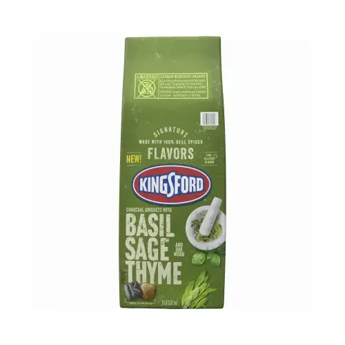 Charcoal Briquettes Signature All Natural Basil Sage Thyme 8 lb