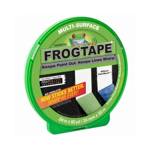 Painter's Tape 0.94" W X 60 yd L Green Medium Strength Green Painter's Tape 0.94" W X 60 yd L Green Medium Strength Green