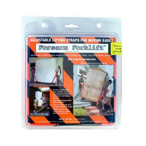 Forearm Forklift 700 Lb. Capacity/Pair Straps Orange