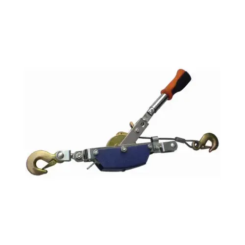 1/2-Ton to 1-Ton 10 Ft. Cable Puller With Case Metallic