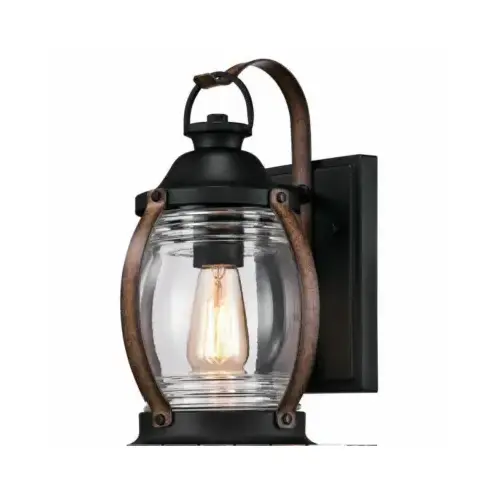 Wall Fixture, Black Fixture, Barnwood Fixture