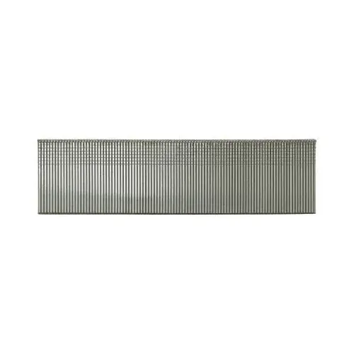 Nail, 1-1/4 in L, 18 Gauge, Steel, Electro-Galvanized, Brad, Medium Head, Smooth Shank - pack of 5000 Nail, 1-1/4 in L, 18 Gauge, Steel, Electro-Galvanized, Brad, Medium Head, Smooth Shank - pack of 5000