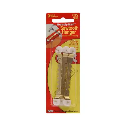 Ready Nail Saw Tooth Hanger, Large Ready Nail Saw Tooth Hanger, Large