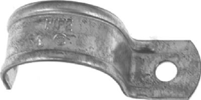 Halex 96112 One Hole Rigid/IMC Conduit Straps, 3/4-In   pack of 4 Galvanized